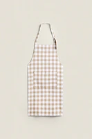 DYED THREAD APRON