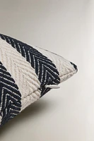 STRIPED THROW PILLOW COVER