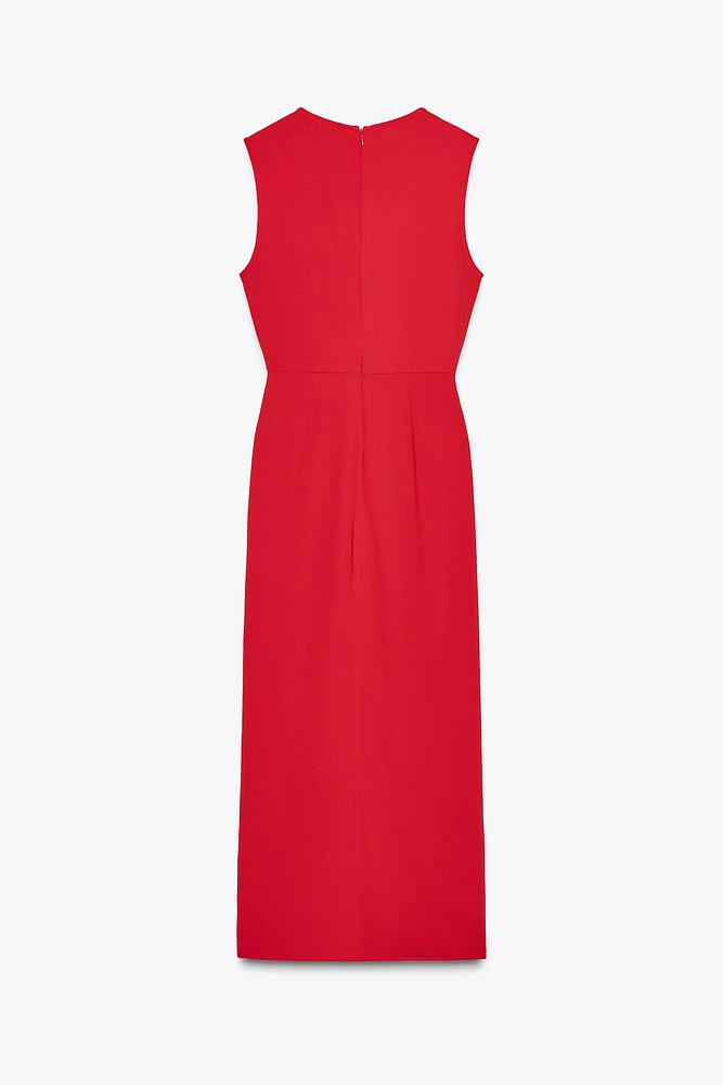 MIDI DRESS WITH HARDWARE