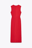 MIDI DRESS WITH HARDWARE