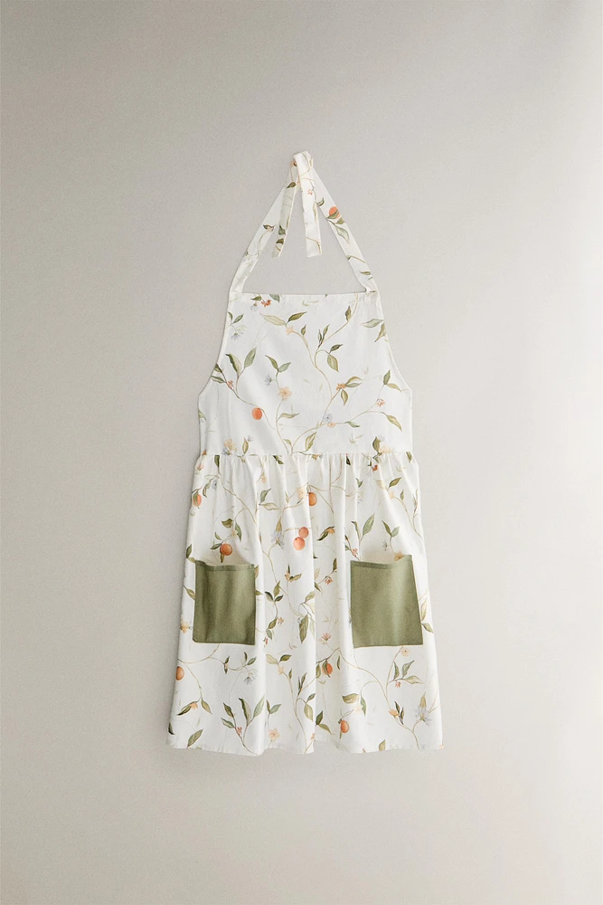 TABLIER ENFANT ORANGES