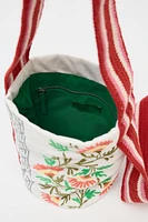 FANTASY FABRIC MINI BUCKET BAG