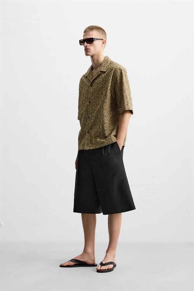 EMBROIDERED JACQUARD SHIRT