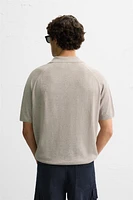 POLO EN MAILLE DE LIN