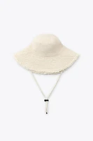 FRAYED BUCKET HAT