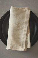 SERVIETTES DE TABLE JACQUARD FLEURS