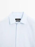 Regular fit striped flowing shirt