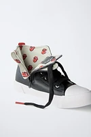 ROLLING STONES © HIGH TOP SNEAKERS