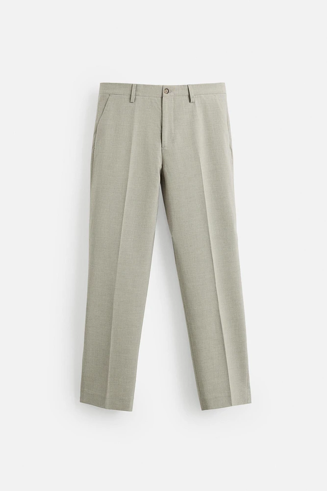 PANTALON DE COSTUME STRUCTURÉ