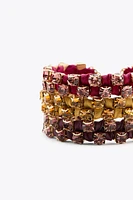 3-PACK OF WOVEN JEWEL BRACELETS