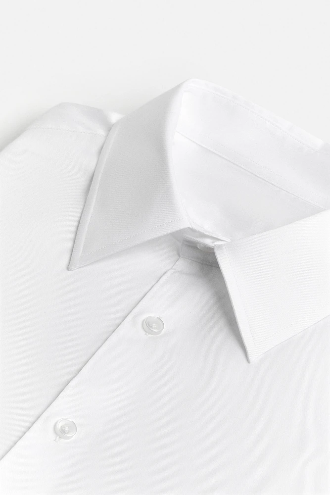 TEXTURED WEAVE TWILL SHIRT