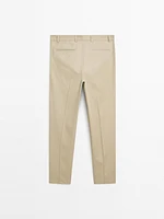 Relaxed-fit trousers with dart detail