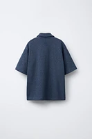 PLAIN KNIT POLO SHIRT