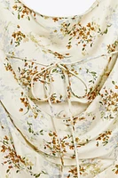 ZW COLLECTION PRINTED SATIN DRESS