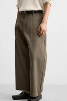 PANTALON RELAXED FIT À POCHES
