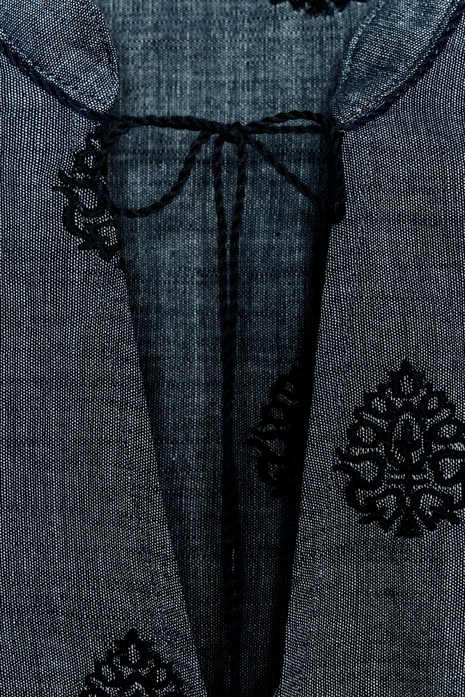 POMPOM EMBROIDERED TOP