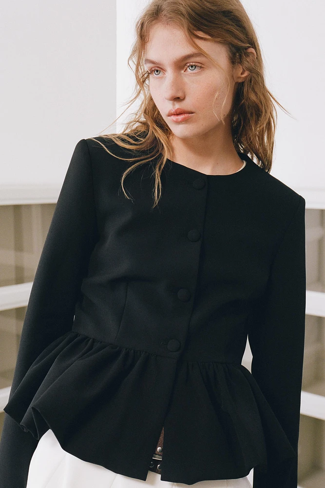 VOLUMINOUS HEM JACKET