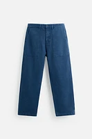PANTALON REGULAR FIT DÉLAVÉ
