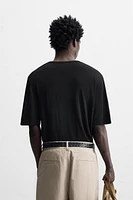 FLOWY KNIT T-SHIRT