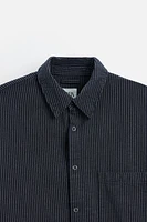 STRIPED DENIM SHIRT