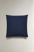 DYED THREAD COTTON PILLOWCASE
