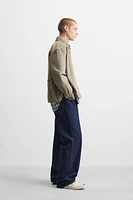 RELAXED FIT PATCH OVERSHIRT