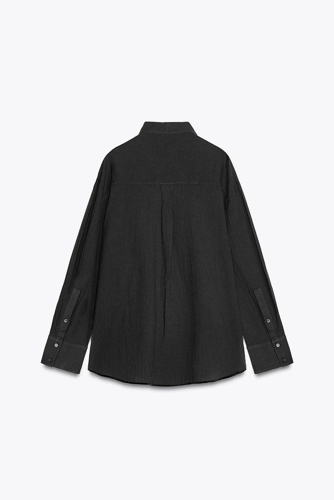 OVERSIZED GAUZE SHIRT