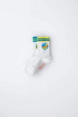 TWO-PACK OF PRINTED LONG SOCKS