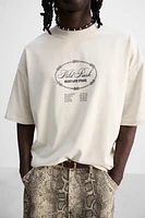 WASHED PRINT T-SHIRT