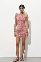 ASYMMETRIC JACQUARD DRESS