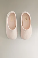 CHILDREN'S ELASTIC BALLET FLATS