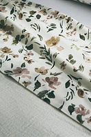 DRAP DE DESSUS SATIN IMPRIMÉ FLEUR