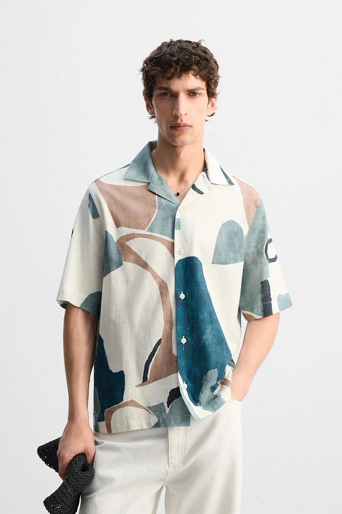 ABSTRACT PRINT SHIRT