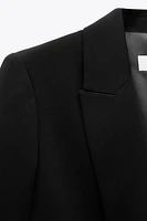 BLAZER WITH ROLLED-UP SLEEVES