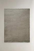 THIN SOFT FRINGED BLANKET