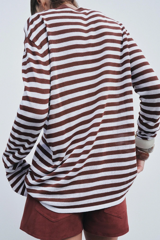 PULL RUSTIQUE À RAYURES