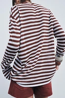 PULL RUSTIQUE À RAYURES