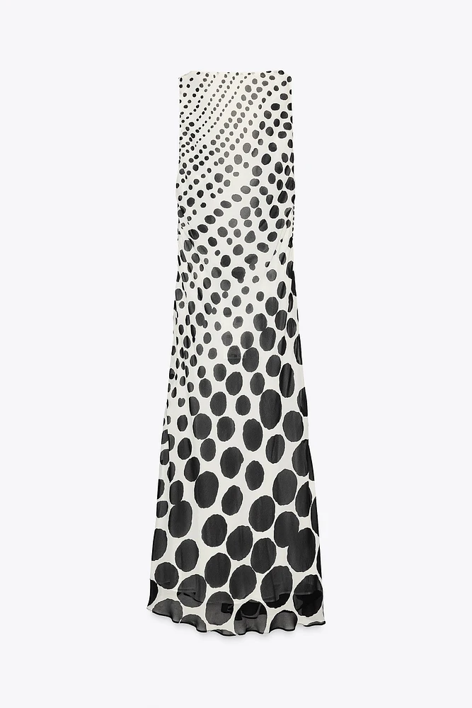 ROBE LONGUE À POIS ZW COLLECTION