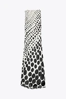 ROBE LONGUE À POIS ZW COLLECTION