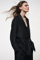 WRINKLED ORGANZA BLAZER