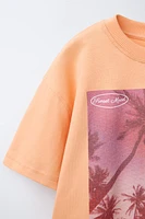 T-SHIRT À IMPRIMÉ PALMIERS