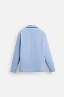 CHEMISE DE PYJAMA CONTRASTÉE