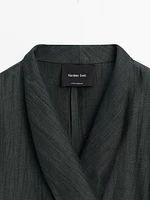 100% linen kimono with tie