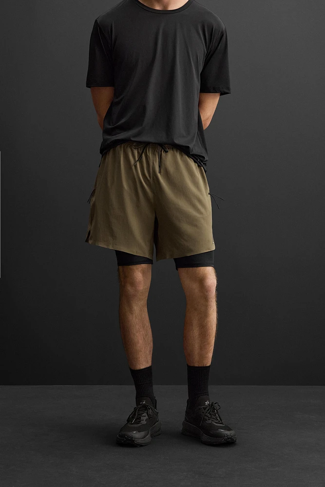 SHORTS D'ENTRAÎNEMENT 2 EN 1