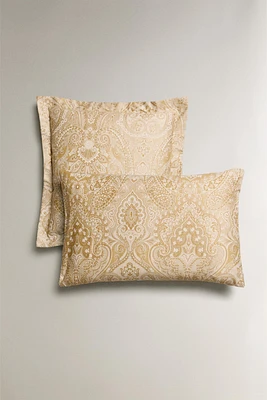 PAISLEY PRINT SATEEN PILLOWCASE