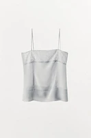 TOP GEORGETTE DENTELLE