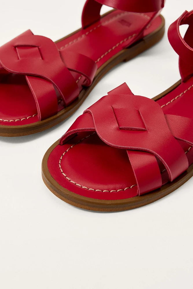 SANDALES EN CUIR ÉDITION LIMITÉE