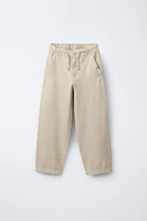 TEXTURED STRETCH PANTS