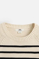 LIMITED EDITION TEXTURED STRIPE SWEATER