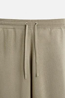 RELAXED FIT KNIT SHORTS
